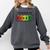 Powered By Books Bookworm Librarian Reading Comfort Colors Sweatshirt Pepper