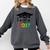 Pre-K -12th Grade Hand Prints Space Graduation Class Of 2037 Comfort Colors Sweatshirt Pepper