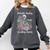 Probably Reading Something Unholy Book Lovers Comfort Colors Sweatshirt Pepper