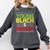 Proud African American Educated Graduation Comfort Colors Sweatshirt Pepper