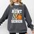 Proud Aunt Of A 2026 Senior Basketball Graduation Leopard Premium Tri-Blend Comfort Colors Sweatshirt Pepper
