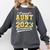 Proud Aunt Of a Class Of 2023 Graduate Senior Graduation Comfort Colors Sweatshirt Pepper