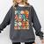 Proud Aunt Of A Class Of 2023 Graduated Graduation Women Comfort Colors Sweatshirt Pepper