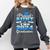 Proud Aunt Of Two 2024 Graduate Class 2024 Graduation Family Comfort Colors Sweatshirt Pepper