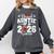 Proud Auntie Of A 2026 Senior Football Graduation Family Comfort Colors Sweatshirt Pepper