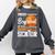 Proud Boyfriend Of A 2025 Senior Graduation Basketball Comfort Colors Sweatshirt Pepper