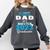 Proud Dad Of 2023 Class Master Graduate Family Graduation Comfort Colors Sweatshirt Pepper