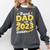 Proud Dad Of A 2023 Senior Graduation Comfort Colors Sweatshirt Pepper