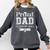 Proud Dad Of 2024 Graduate Father Senior 24 Graduation Comfort Colors Sweatshirt Pepper