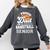 Proud Dad Of A 2025 Senior Basketball Graduation Comfort Colors Sweatshirt Pepper