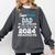 Proud DAD Of A 5th Grade Graduate 2024 Elementary Graduation Comfort Colors Sweatshirt Pepper