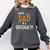 Proud Dad Of A Class Of 2021 Graduate Graduation Comfort Colors Sweatshirt Pepper