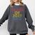 Proud Dad Of A Class Of 2027 Graduate Senior Graduation Comfort Colors Sweatshirt Pepper