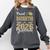 Proud Daughter Of a Class Of 2026 Graduate For Graduation Comfort Colors Sweatshirt Pepper