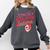 Proud Educated Latina Graduation Masters Degree PhD Comfort Colors Sweatshirt Pepper