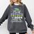 Proud Father Of PreK School Graduate 2024 Graduation Father Premium Comfort Colors Sweatshirt Pepper