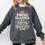 Proud Glamma Of A Class Of 2025 Graduate Senior Graduation Comfort Colors Sweatshirt Pepper