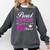 Proud GRANDMA Of A Class 2019 Senior Graduation Comfort Colors Sweatshirt Pepper