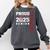 Proud Grandma Of A Class Of 2025 Senior Graduation 25 Comfort Colors Sweatshirt Pepper