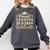 Proud Grandpa Of a 2024 Graduate Senior Graduation Men Comfort Colors Sweatshirt Pepper