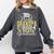 Proud Grandpa Of 5th Grade Graduate 2024 Family Graduation Comfort Colors Sweatshirt Pepper