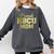 Proud HBCU Mom Graduation College Comfort Colors Sweatshirt Pepper