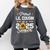 Proud Lil Cousin Of A Class Of 2025 Senior Graduation 2025 Comfort Colors Sweatshirt Pepper