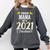 Proud Mama Of A 2021 Graduate Graduation Clothes MBA PhD Comfort Colors Sweatshirt Pepper