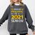 Proud Mama Of a 2021 Graduate Senior Mom 2021 Graduation Comfort Colors Sweatshirt Pepper