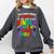 Proud MAWMAW Of Awesome Kindergarten Pre-K Graduation 2025 Comfort Colors Sweatshirt Pepper