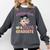 Proud Mom Of a 2024 Graduate Floral Flower Family Graduation Comfort Colors Sweatshirt Pepper