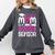 Proud Mom Of A 2024 Senior Graduation Comfort Colors Sweatshirt Pepper