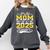 Proud Mom Of a 2025 Senior Graduate Graduation Comfort Colors Sweatshirt Pepper