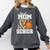 Proud Mom Of A 2026 Senior Basketball Graduation Leopard Comfort Colors Sweatshirt Pepper