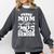 Proud Mom Class Of 2025 Graduation Senior Golf Player Mom Comfort Colors Sweatshirt Pepper