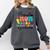 Proud Mom Class Of 2025 Kindergarten Graduate Graduation Comfort Colors Sweatshirt Pepper