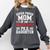 Proud Mom Of PhDaughter PhD Degree Graduate Graduation Comfort Colors Sweatshirt Pepper