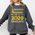 Proud Nanna Of 2020 Graduate Class Of 2020 Graduation Comfort Colors Sweatshirt Pepper