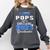 Proud Pops Of 2023 College Graduate Family 23 Graduation Comfort Colors Sweatshirt Pepper