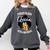 Proud Queen PhD Doctorate Degree Graduation Woman Girl Comfort Colors Sweatshirt Pepper