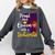Proud Queen PhD Graduate PhD Graduation Doctorate Comfort Colors Sweatshirt Pepper