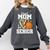 Proud Senior Mom Class Of 2026 Basketball Graduation Leopard Comfort Colors Sweatshirt Pepper