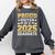 Proud Sister Of A 2025 Graduate Shirt Class 2025 Graduation Comfort Colors Sweatshirt Pepper
