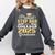 Proud Step Dad Of 2025 College Graduate Family 25 Graduation Comfort Colors Sweatshirt Pepper