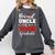 Proud Uncle Of A 2026 Graduate Senior Family Graduation Comfort Colors Sweatshirt Pepper