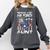 Proud US Air Force Aunt Flag Air Force Graduation Aunt Tee Comfort Colors Sweatshirt Pepper