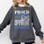 Proud Wife Of a State Trooper Police Officer Graduation Comfort Colors Sweatshirt Pepper