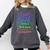 I Put My Book Down To Be Here Whimsical Graphic For Readers Comfort Colors Sweatshirt Pepper