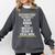 Queen MSW Social Work Masters Graduation Comfort Colors Sweatshirt Pepper