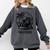 Raccoon Reading Books Summer Humor Trash Reader Comfort Colors Sweatshirt Pepper